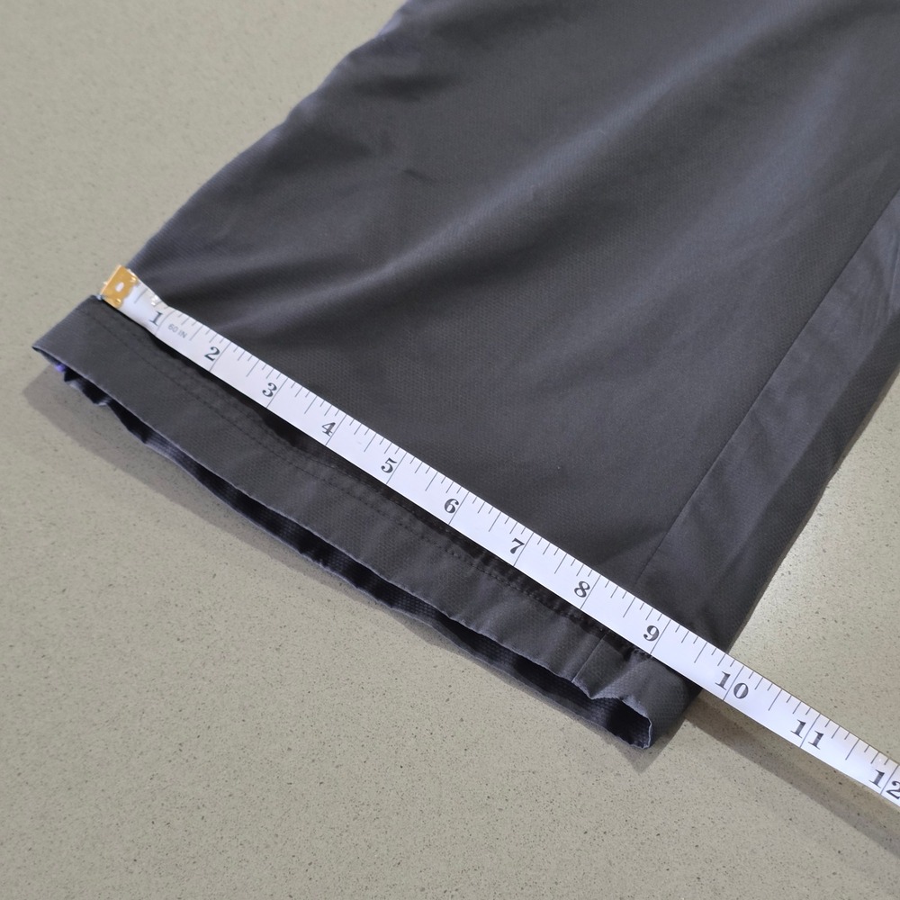 Reebok Mens Small TrackPants Gray Purple Side Stripe Mesh Lined Athletic Joggers - Picture 3 of 9